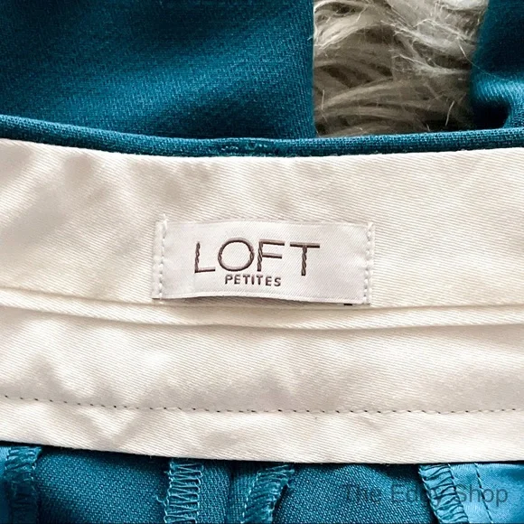 LOFT | Curvy Slim Mid Rise Skinny Ankle Dress Pants - Picture 5 of 9